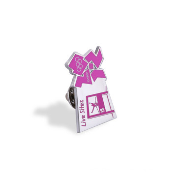 Stamp Logo Soft Enamel Lapel Pin, Custom Badge (GZHY-FFL-012)